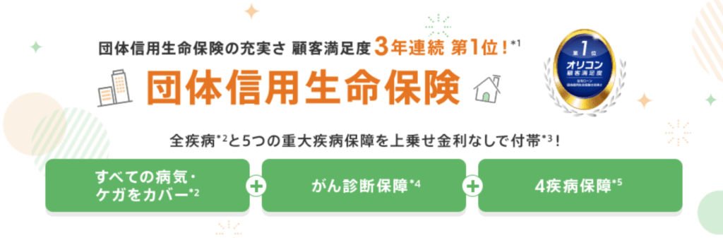 auじぶん銀行の団信